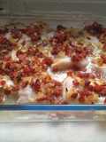 Merluza al horno con Jamón