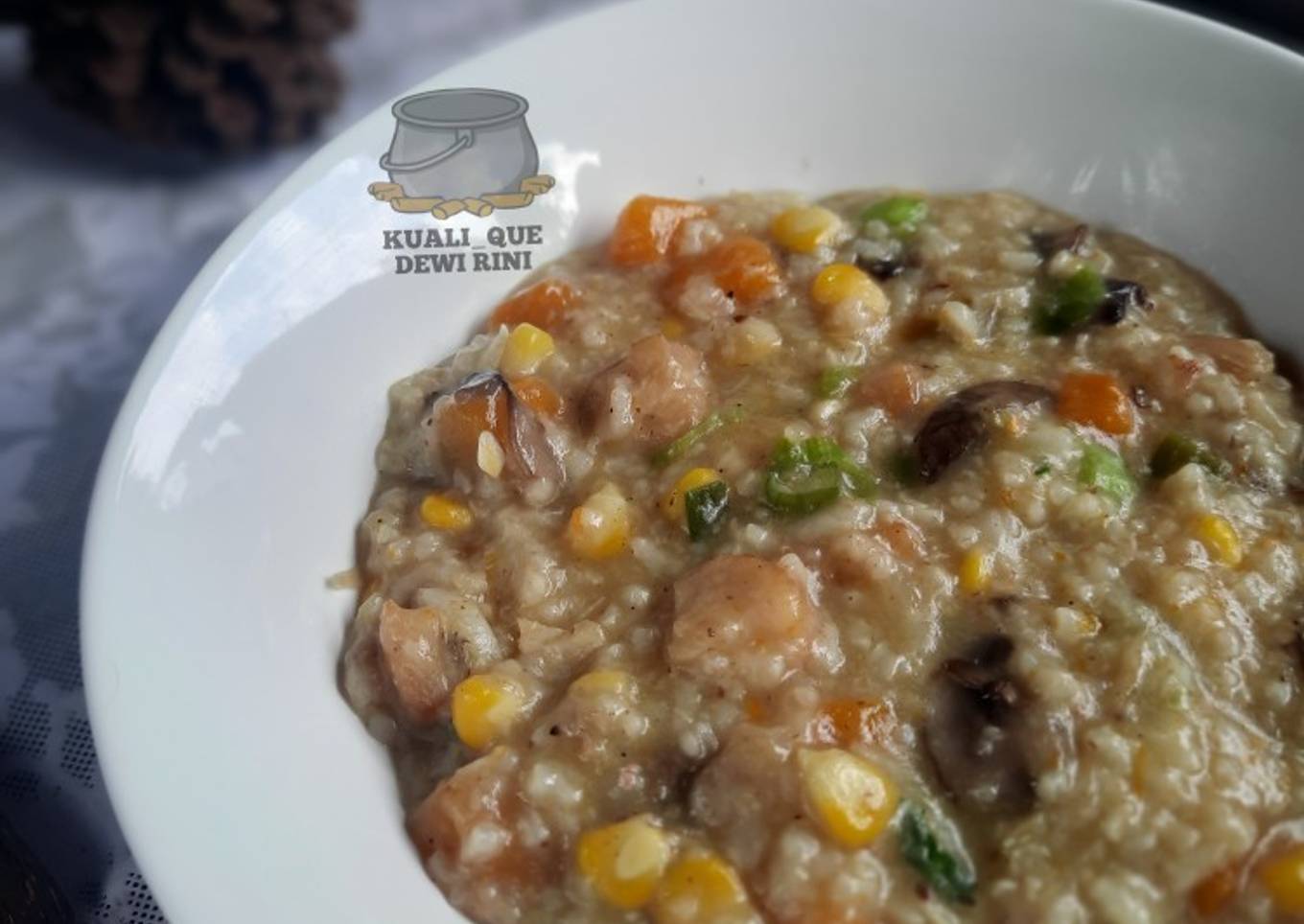 Risotto Kakap Jamur (pake nasi biasa)