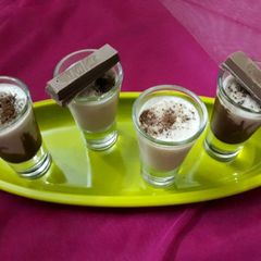 A picture of Choco KitKat milkshake shorts.
