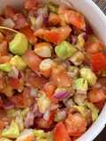 Salada de Tomate, Pepino e Abacate