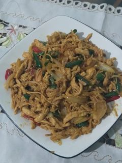 Foto resep Ayam suir cabe hijau