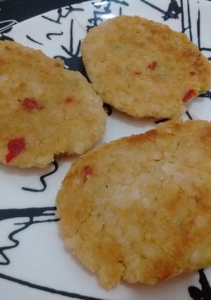 Una foto de Hamburguesas de arroz yamaní