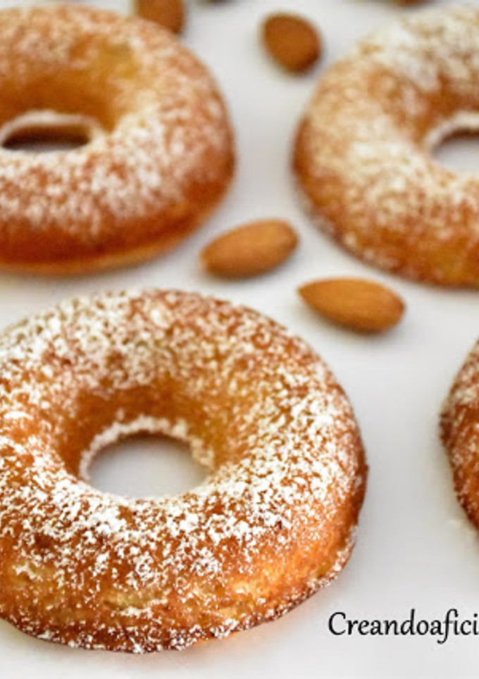 Una foto de Donuts de almendra