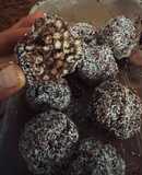 Trufas de quinoa pop y coco