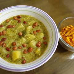 A picture of Minty aloo sabji (for fast).