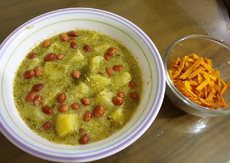 Minty aloo sabji (for fast)