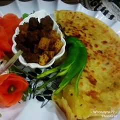 A picture of Whosayna’s Aloo Gobi Flaky Parathha.