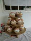 Cupcakes de frosting cremoso