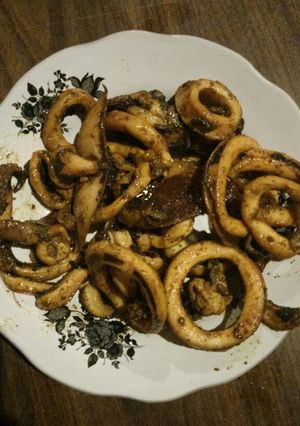 Foto resep Cumi goreng simpel