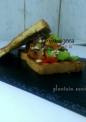 A picture of Plantain sandwich.