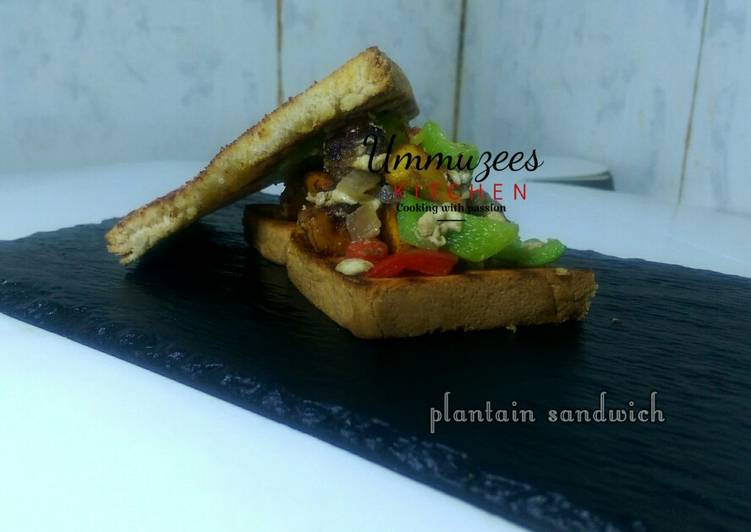 How to Make Quick Plantain sandwich