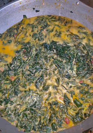 Foto resep Gulai daun singkong atau sayur daun singkong teri