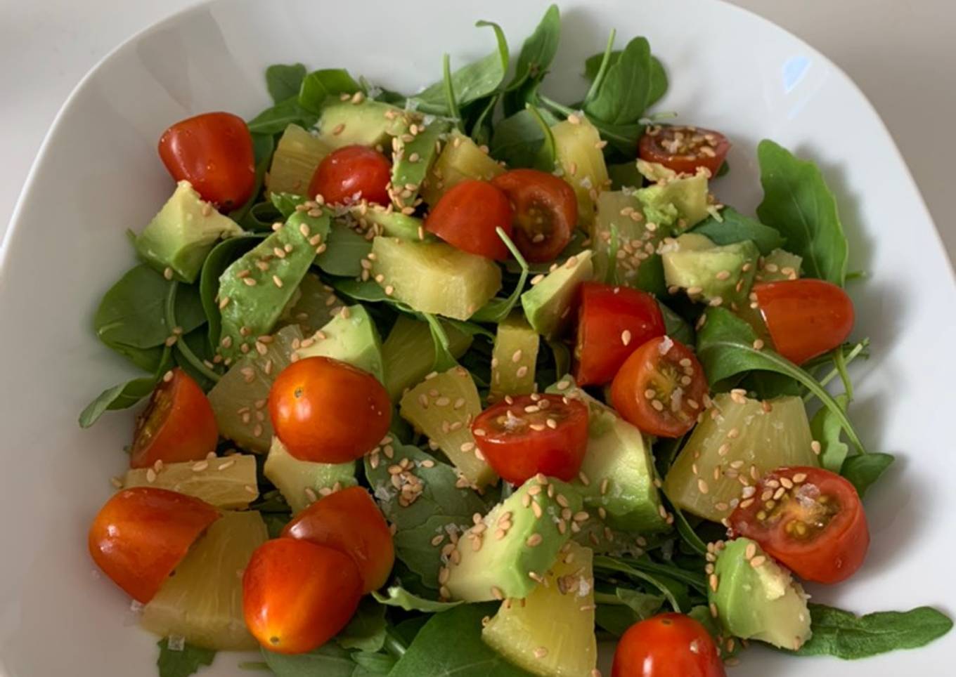 Ensalada fresquita con piña