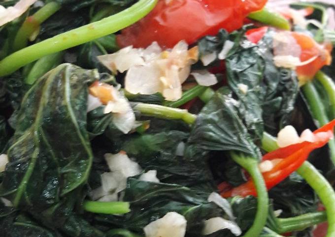 Bagaimana Membuat Tumis Daun Ubi Anti Gagal