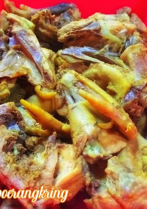 Foto resep 32. Ayam goreng kampung bumbu kuning