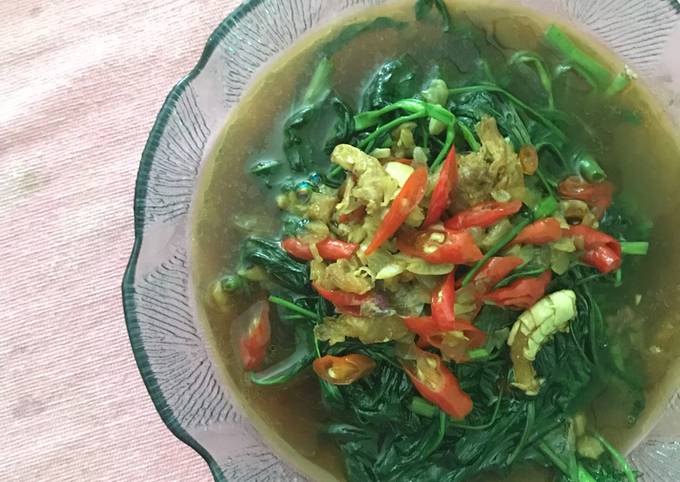 Resep Cha Kangkung ebi oleh Renai Kesuma - Cookpad