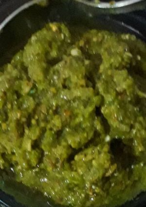 A picture of Coriander and Cashew dip.