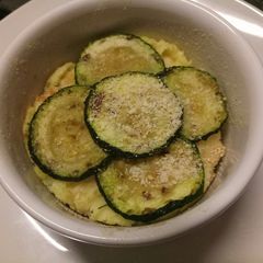 A picture of Smoked salmon and zucchine pie 🎄.
