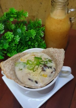 Foto resep Mangkuk krim supqu enak