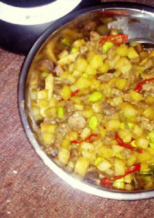 Foto resep Sambel Goreng KAP (Kentang Ati Pete)