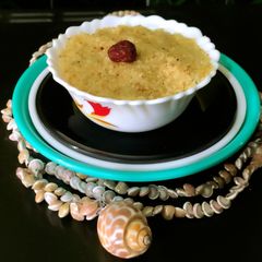 A picture of Sooji (Semolina) Halwa.