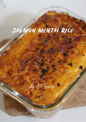 Foto resep Salmon Mentai Rice