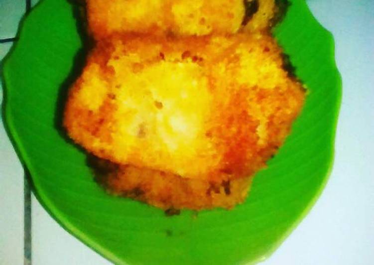 Roti tawar goreng krispi