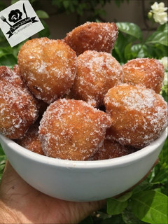 A picture of Coconut puff puff.