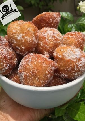 A picture of Coconut puff puff.