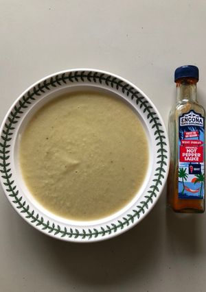 A picture of Essex “Neep & Tattie” Soup - with optional side-kick.