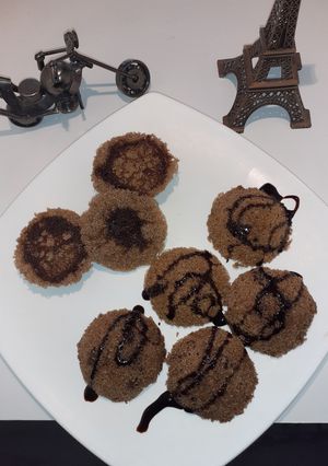 A picture of Chocolate idli.