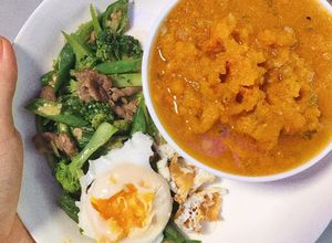 Hình của món Bữa tối eat clean đơn giản.