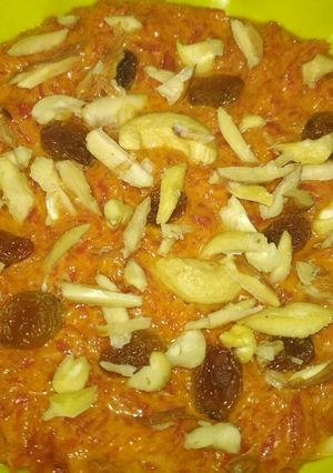 A picture of Gajar pak.