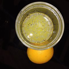 A picture of Chia orange juice.