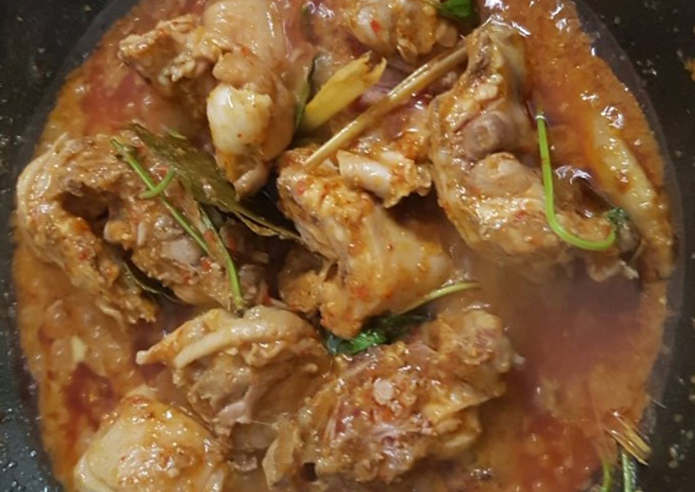 2. Ayam rica-rica daun kemangi #BikinRamadanBerkesan