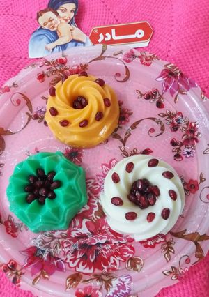 عکسی از دستور دسر فرنی بستنی قالبی (به مناسبت پیشرفت های اولیه در کارم)