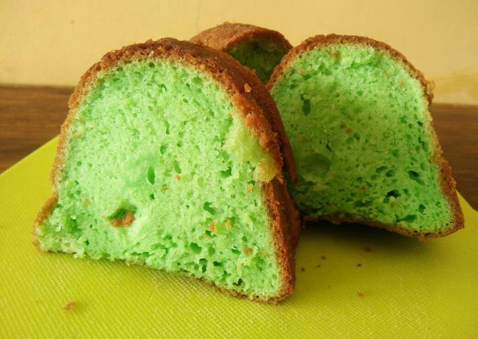 Resep Bolu pandan klasik putih telur, Sempurna