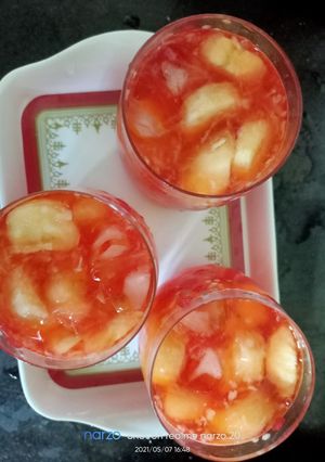பழ சர்பத் (வாழைப்பழ சர்பத்) செய்முறை முக்கிய புகைப்படம்