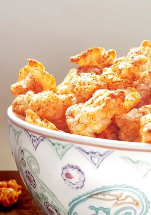 Una foto de Espectacular snack saludable con sabor a Doritos utilizando tostadas de arroz !! Fácil, sin gluten y EXQUISITO!