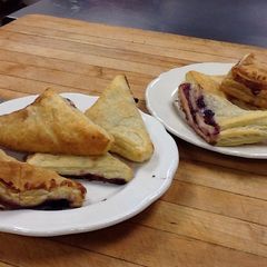 A picture of Blueberry turnovers.