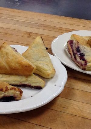 A picture of Blueberry turnovers.
