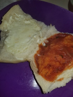 Una foto de Pan pizza para los niños