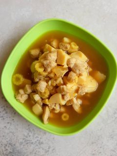 Foto resep Mpasi 1 tahun Tofu Ayam kuah