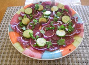 Una foto de Sashimi de Atún
