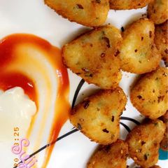 Heart suji cutlets A picture of Heart suji cutlets.