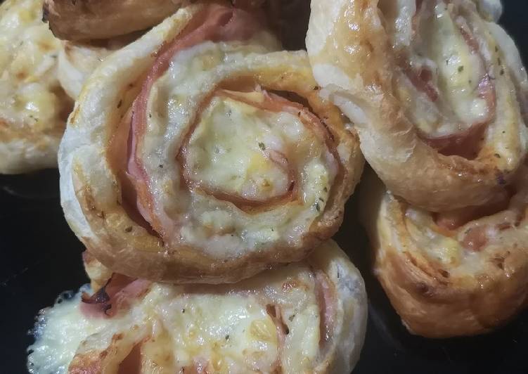 Enrolladitos de pizza