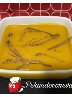 Una foto de Crema de boniatos asados