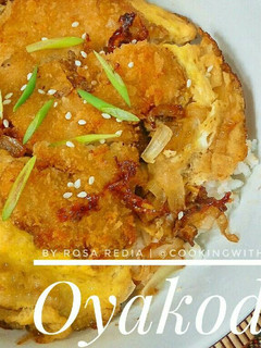 Foto resep Oyakodon (Chicken Katsu & Egg Donburi)