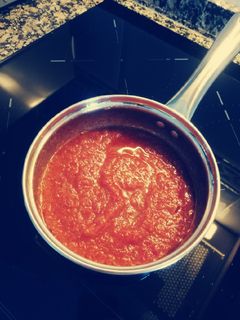 Una foto de Salsa casera de tomate