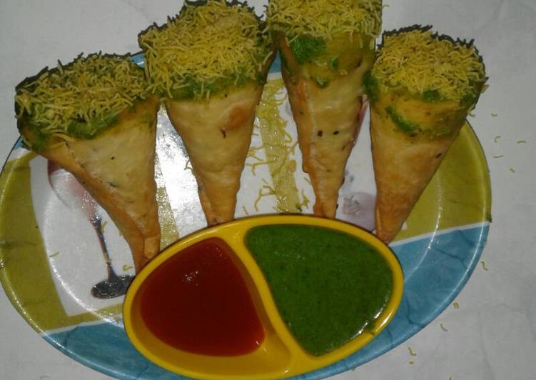 Steps to Prepare Favorite Veggie Cone